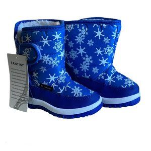 Fantiny Girls Snow Flake Boots Size 24